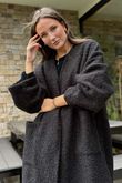 Norbury Japanese Duster Coat Black /20=